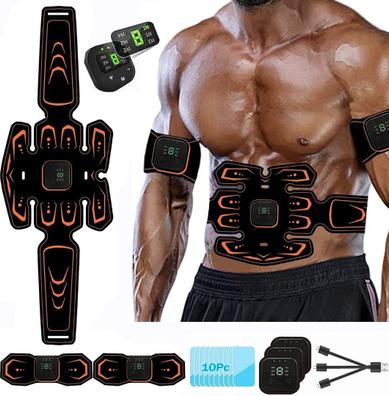 Electro Estimulador Muscular 06 Vak Ems Pro Pad Abdominales Cintura