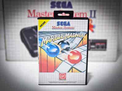 Jeu Sega Master System – Marble Madness – Version PAL – Boîte Complète – Bon état Fonctionnel