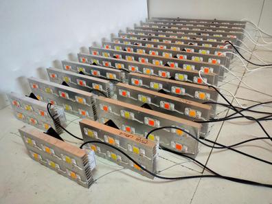 Regleta 5 enchufes cable 1m con interruptor para LED hortícolas