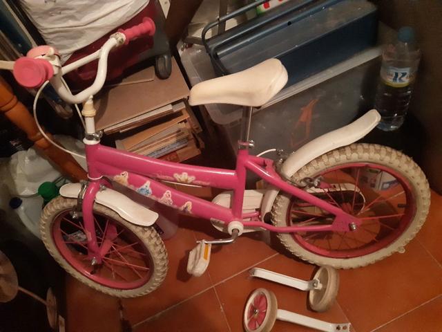 Bicicleta niña 18 pulgadas con online ruedines