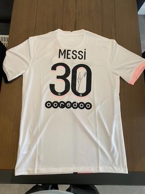 Camiseta firmada por Messi original y autógrafo certificado de autenticidad