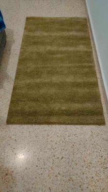 VINDEBÄK alfombra, pelo largo, verde oscuro, 133x195 cm - IKEA