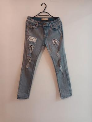 Moda Vaqueros De Dos Colores Bershka Bershka Pantalones Vaqueros