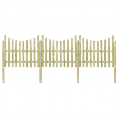 Poste para valla de madera maciza de 7x7x120 cm