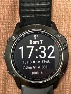 Garmin Fenix 6X Pro Solar Titanio y correa de cuero QuickFit 26 mm en  promoción