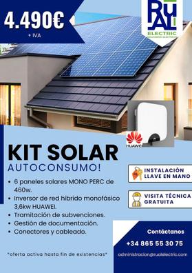 Kit placas solares autoconsumo Cádiz de 6Kw + inversor 6kw