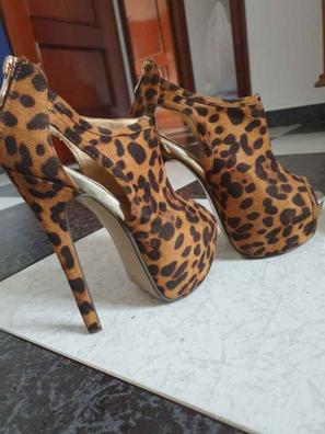 Zapatos discount tacon leopardo