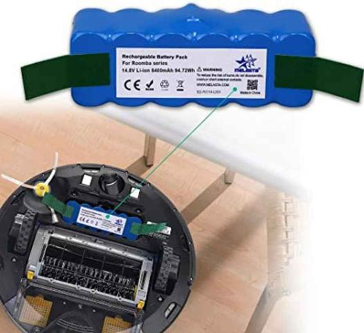 Bateria para Robot Aspirador Roomba iRobot Serie 500, 600, 700