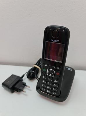 Gigaset AS405 Teléfono DECT Identificador de llamadas Negro