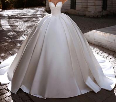 Vendo vestido de novia cortana de segunda mano Milanuncios