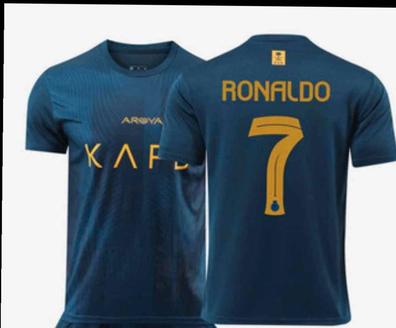 Mujer Camiseta Cristiano Ronaldo #7 Amarillo 1ª Equipación 2023/24 La  Camisa Argentina