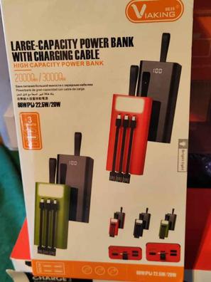 Batería Externa Universal Power Bank 10.000 mAh Carga Rápida 22.5W (3 –  Sigrid Informática