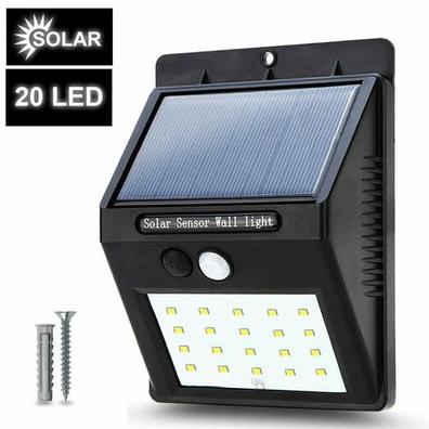 OUILA Luz Solar Exterior, 【4 Paquete】 185 LED/3 Modos Focos