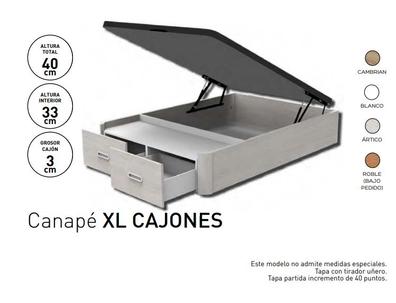 Comprar Canapé Cajones BIG BOX Canapé 135 x 200