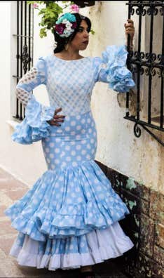 Traje flamenca Moda complementos segunda mano barata en Barcelona | Milanuncios