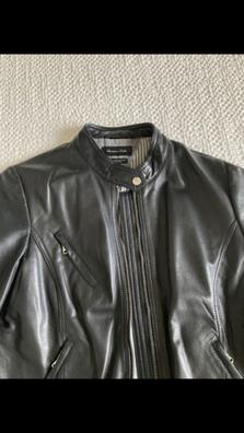 CHAQUETA DE PIEL HOMBRE MASSIMO DUTTI TALLA L