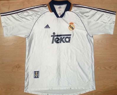 Brillante construcción naval Tranquilizar Milanuncios - Camiseta Real Madrid 98-99 Adidas