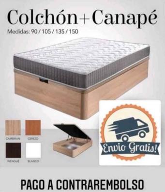 Milanuncios - Canapé + colchón + almohada 120x180