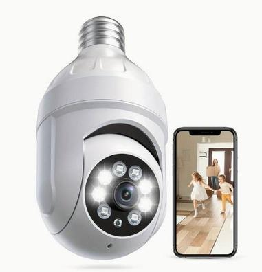 Cámara de seguridad panorámica/inclinable para interiores, cámara HD de  1080p para perros con aplicación de teléfono, cámara de vigilancia  doméstica