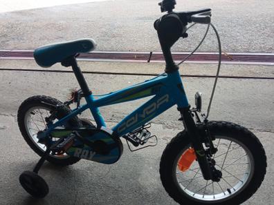 Bicicleta niño 2 a 4 años – 14″ – ruedines – CONOR RAY – Azul – THEBIKE