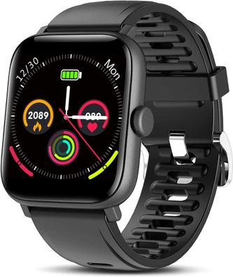 Reloj inteligente pequeño con albóndiga , con rastreador de ejercicios ,  pantalla , , IP68 impermeable , con corazón AI voz 100 + deportivo , regalo