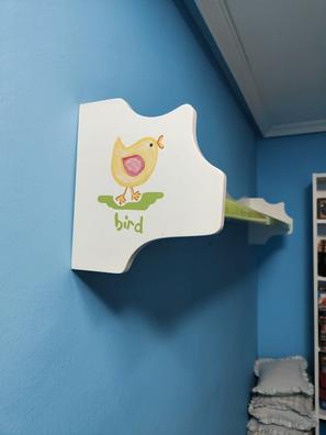 Estantería infantil en ratán de pared Marius