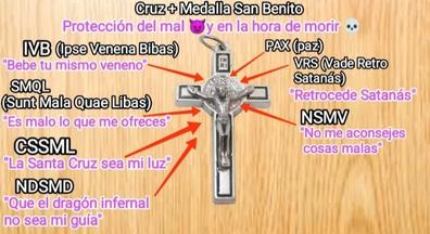 San Benito 2 Medalla Exorcismo Medalla San Benito - Bendecido por el Papa  – Catholically
