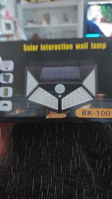 Luz Solar Exterior 56 LED Focos LED Exterior Solares 2 Paquetes Súper  Brillantes IP65 Impermeable foco solar exterior con Sensor de Movimiento  Cable de 5m para Jardin Garaje Terraza [Clase de eficienc