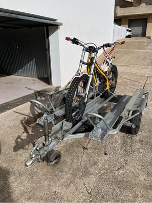 Remolque para moto  Homemade trailer, Bike trailer, Bicycle diy