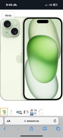 IPHONE 15 128GB GREEN + CAJA