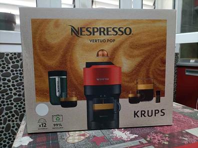 Krups Nespresso Essenza Mini XN110B - Cafetera monodosis de cápsulas  Nespresso, compacta, 2 programas de café,19 bares, apagado automático,  color gris, incluye kit bienvenida : : Hogar y cocina