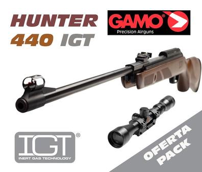 Pack GAMO Hunter 440 5.5mm: Carabina + visor + balines + dianas