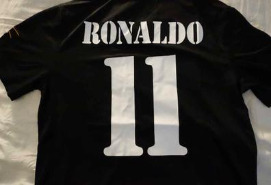 Camiseta Escudo Hombre Negra/Lima Real Madrid - Real Madrid CF
