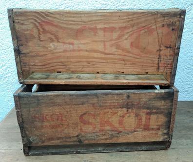 Cajas de madera cajas de frutas cajas de vino vintage natural 50 x 40 x 30  cm en juego de 2 -  España