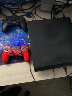 Consola Playstation 4 SONY PS4 Slim 500Gb con Mando Versión 2 y cables de  segunda mano