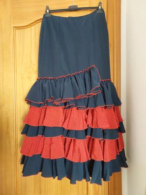 Falda flamenca vaquera de segunda mano para mujer Milanuncios