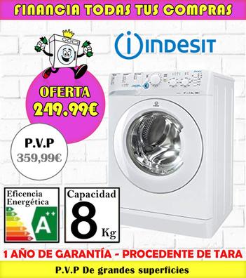 LAVADORA INDESIT 8 KG 1400 A+++ DISPLAY INVERTER (10 a. MOTOR) : :  Grandes electrodomésticos