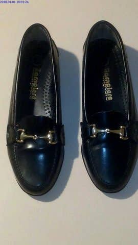 Milanuncios - Zapato mocasÍn en piel - suela de