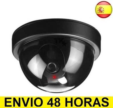 Sistema De Vigilancia Cctv De Cámara Ficticia Con Led Simulados