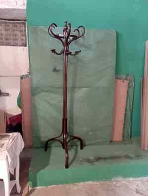 Hierro Forjado Perchero De Pie De Hierro Usado Perchero Vintage De