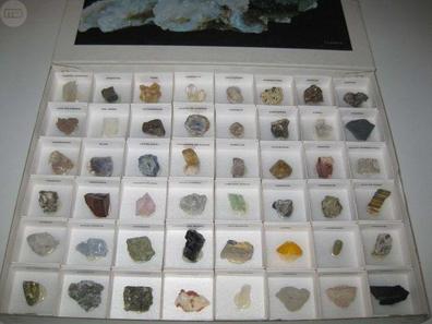 Caja de colección Rock de 144 piezas para niños, rocas y minerales