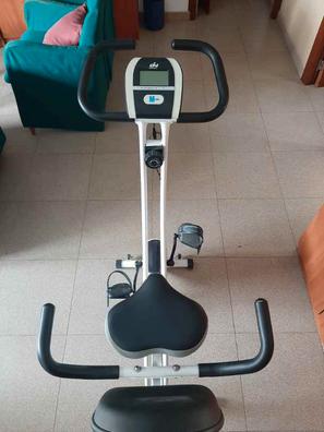 Bicicleta estática - HOMCOM Resistencia Ajustable, Volante Inercia 8 kg,  Pantalla LCD, Sillín y Manillar Ajustables