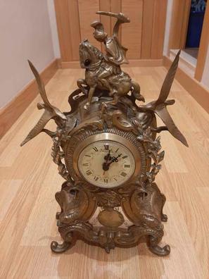 Reloj De Mesa Antiguo New Haven Pendulo Cristal