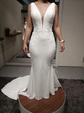 Crepe Vestidos y trajes de novia de segunda mano baratos Milanuncios