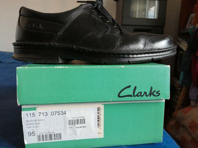 Clarks Pro Lace cuero negro para hombre