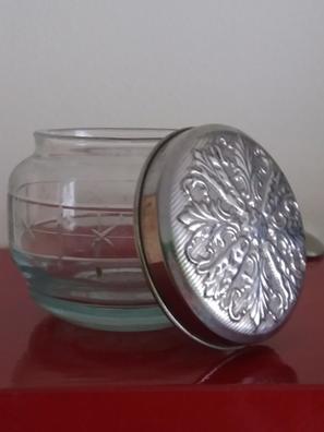 antiguo bote vidrio cristal cocina 1 1/2 le pra - Compra venta en  todocoleccion