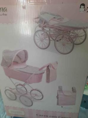 Carrito gemelar muñecas de segunda mano por 25 EUR en Barcelona en WALLAPOP