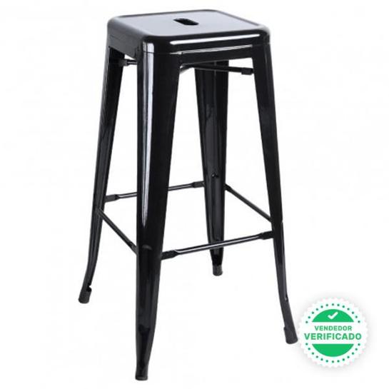 TABURETE TORIX ALTO - NEGRO