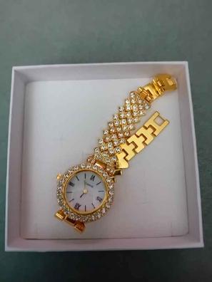 Milanuncios - Reloj mini mesa metÁlico cromado dorado