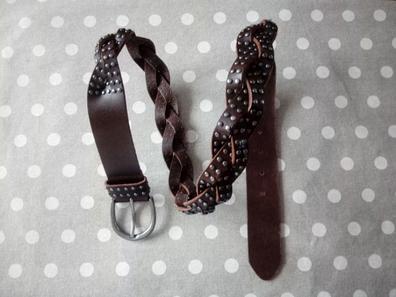 Cinturones de hombre: cuero, cinta, tachuelas